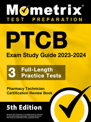 cover image of PTCB Exam Study Guide 2023-2024